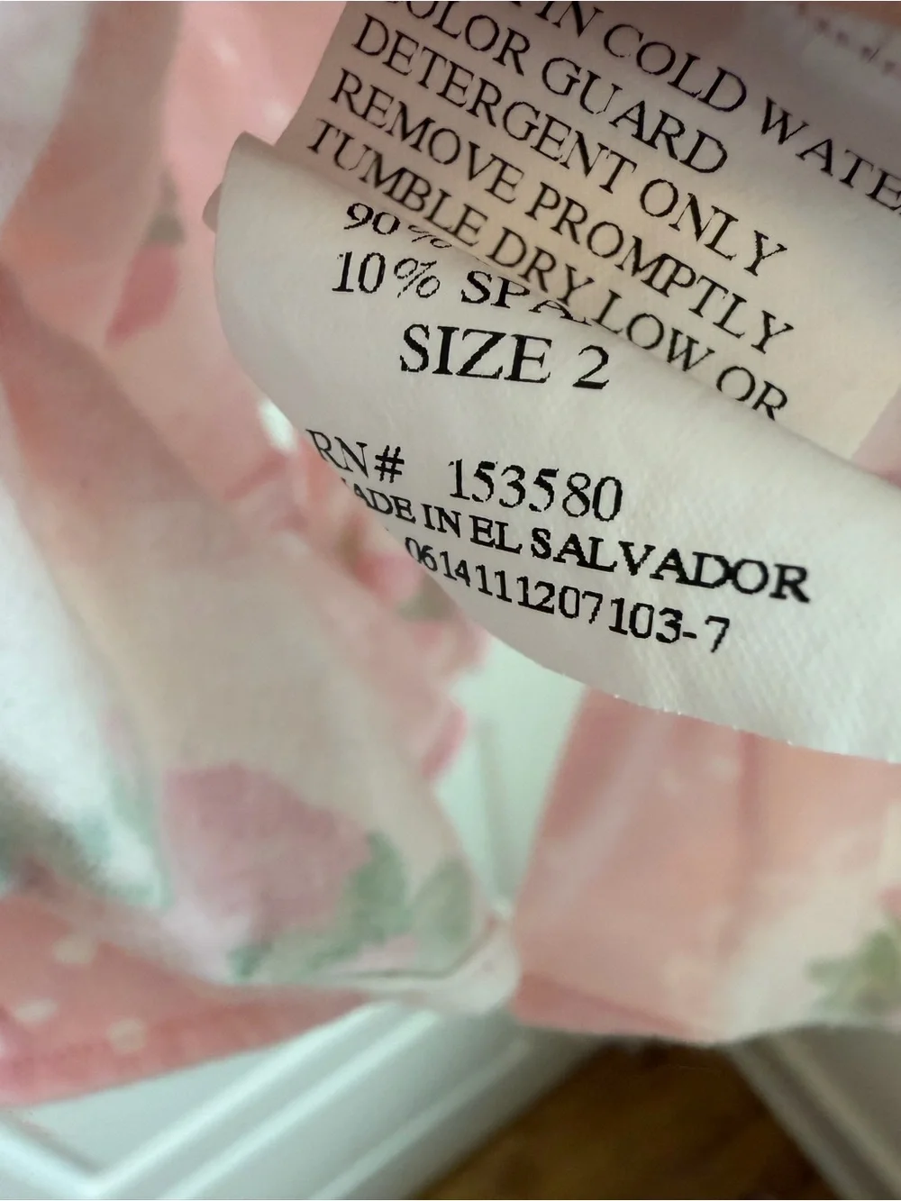 Eleanor Rose Pink Floral Twirl Dress